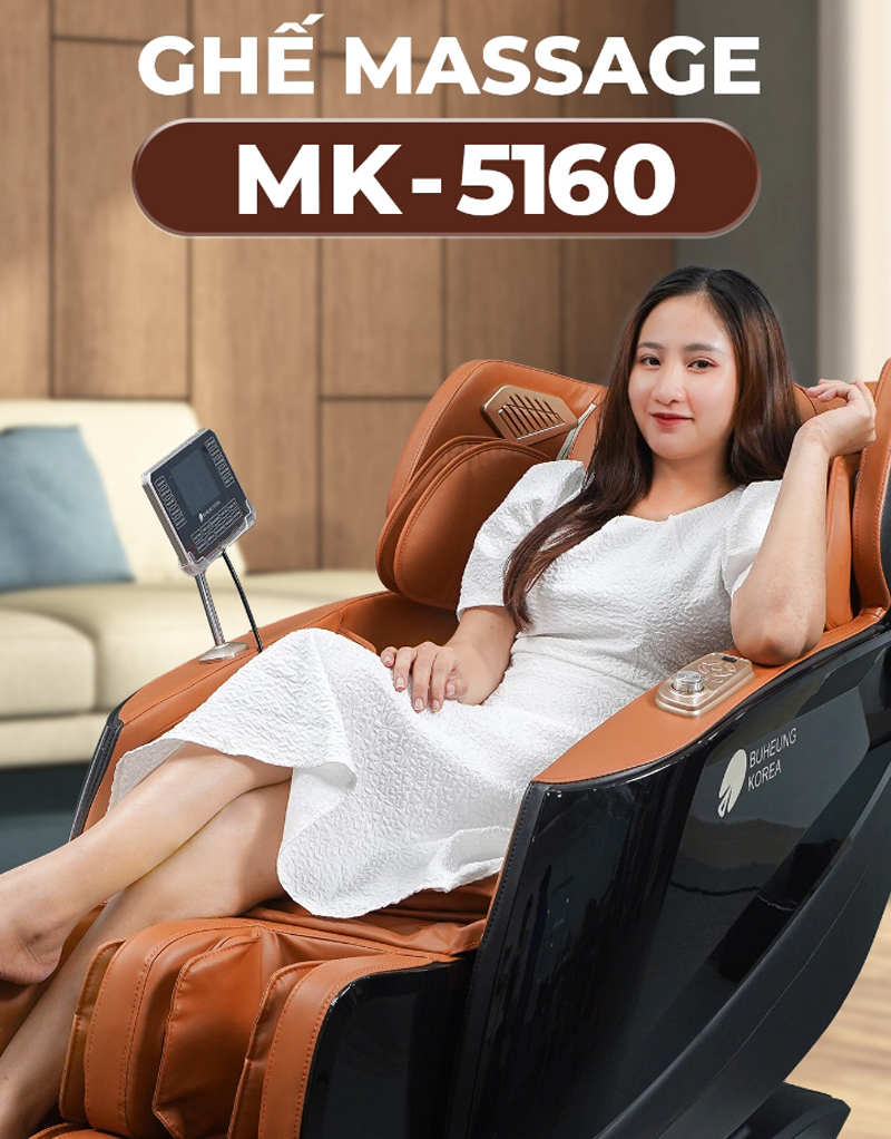 Ghế massage toàn thân Buheung MK-5160 - Hàng chính hãng