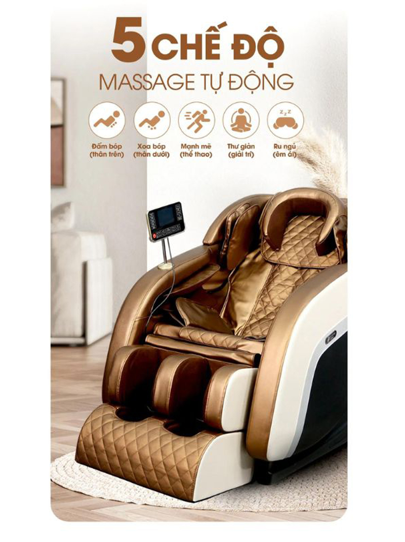 Ghế massage toàn thân Buheung MK-5250 - Hàng chính hãng