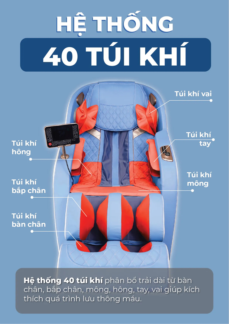 Ghế massage toàn thân Buheung MK-5800 - Hàng chính hãng