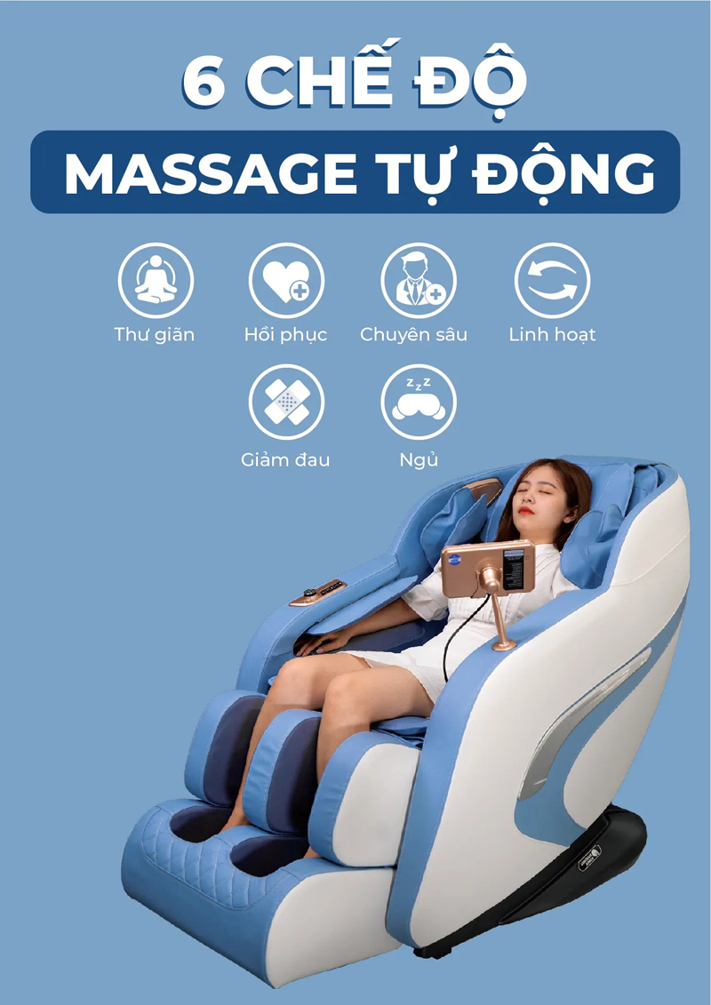 Ghế massage toàn thân Buheung MK-5800 - Hàng chính hãng