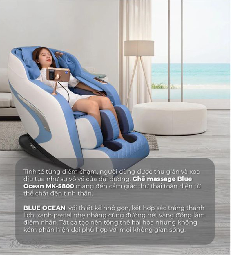 Ghế massage toàn thân Buheung MK-5800 - Hàng chính hãng