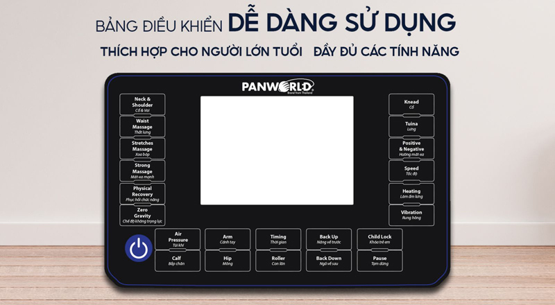 Ghế massage toàn thân Panworld PW-4411  - Hàng chính hãng