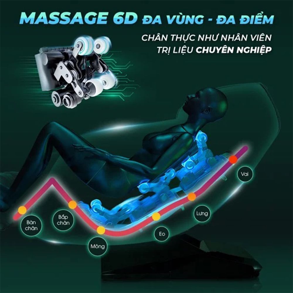 Ghế massage toàn thân Perfect US-88D - Hàng chính hãng