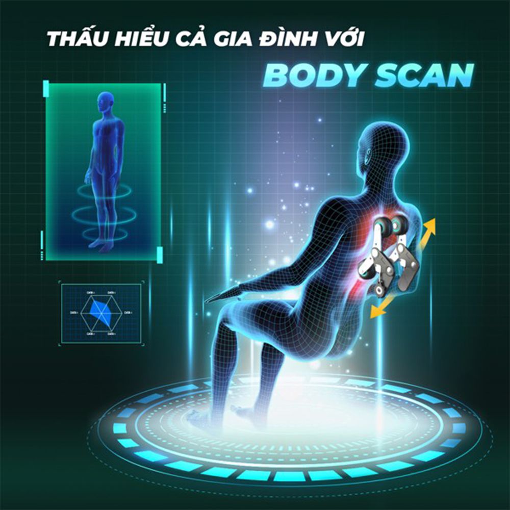 Ghế massage toàn thân Perfect US-8S5 - Hàng chính hãng