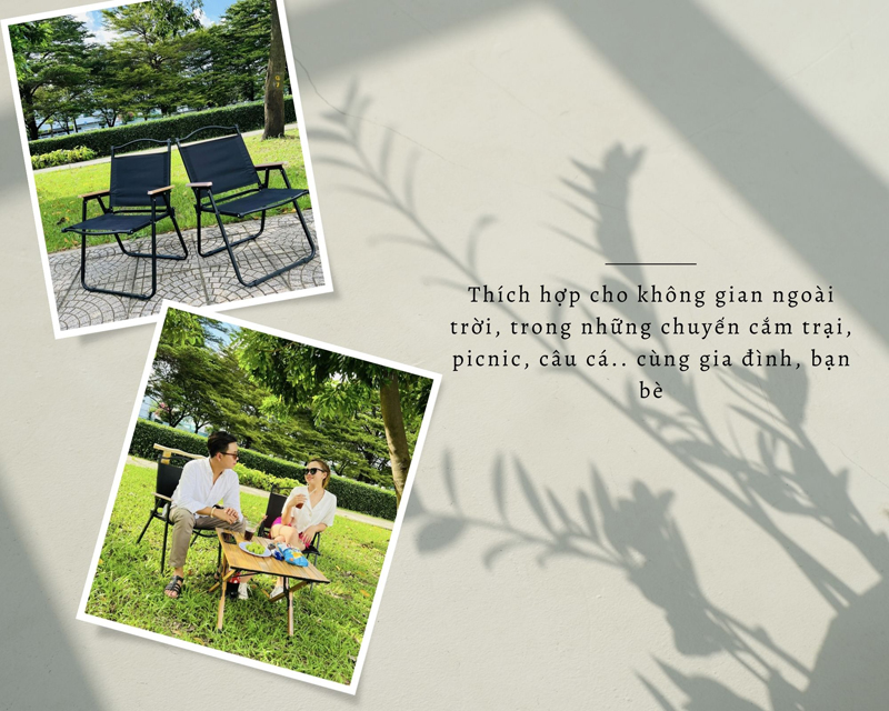 Ghế picnic dã ngoại gấp gọn Sumika K39  - Hàng chính hãng