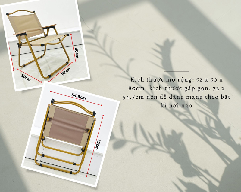 Ghế picnic dã ngoại gấp gọn Sumika K39  - Hàng chính hãng