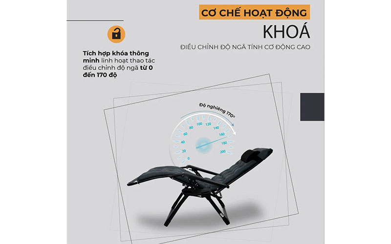 Ghế xếp thư giãn Hakawa HK-G22 - Hàng chính hãng