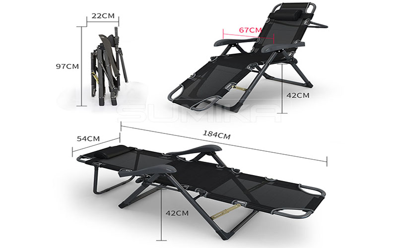 Ghế xếp thư giãn Sumika 168 - Hàng chính hãng