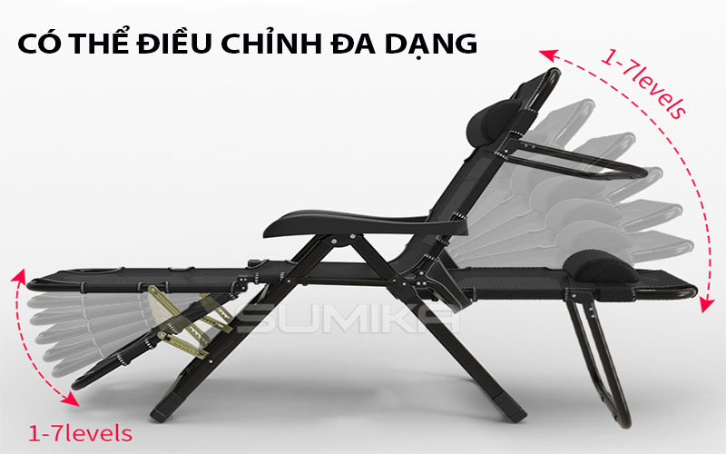 Ghế xếp thư giãn Sumika 168 - Hàng chính hãng