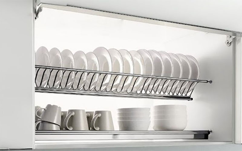 Giá bát đĩa định dạng chữ V Gerari GD.800 - Hàng chính hãng