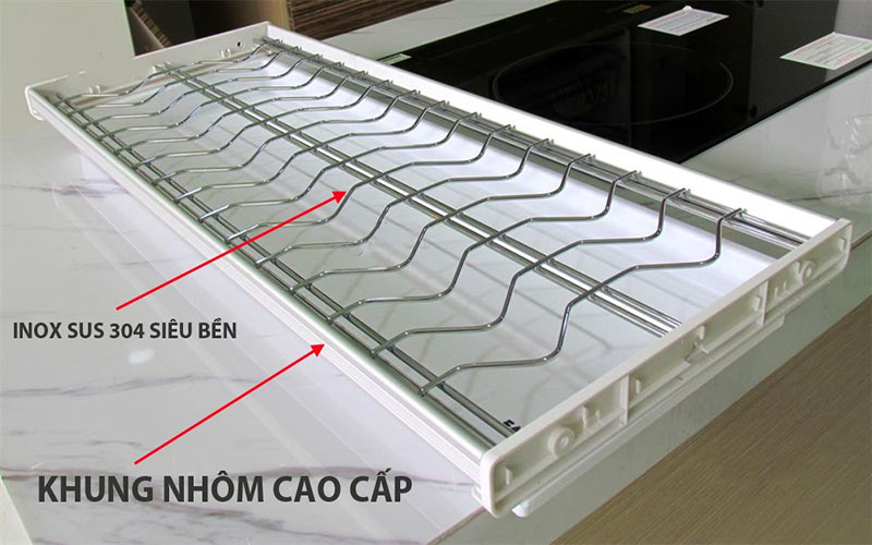 Giá để bát đĩa cố định tủ trên Gerari DC.900