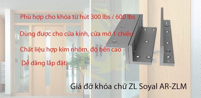 Chất liệu của giá đỡ khóa chữ ZL Soyal AR-ZLM