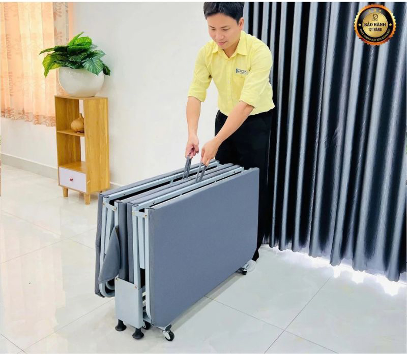 Giường xếp gấp gọn di động Sumika 386A - Hàng chính hãng