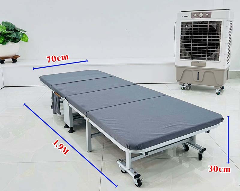 Giường xếp gấp gọn di động Sumika 386 - Hàng chính hãng