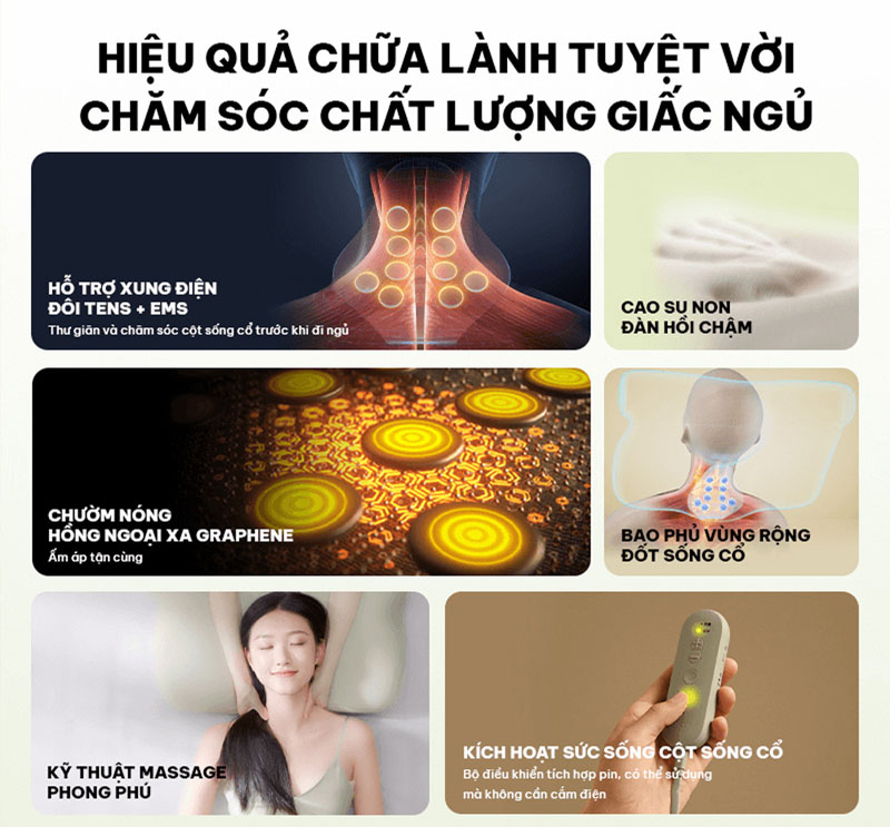 Gối massage cổ SKG P5 - Hàng chính hãng