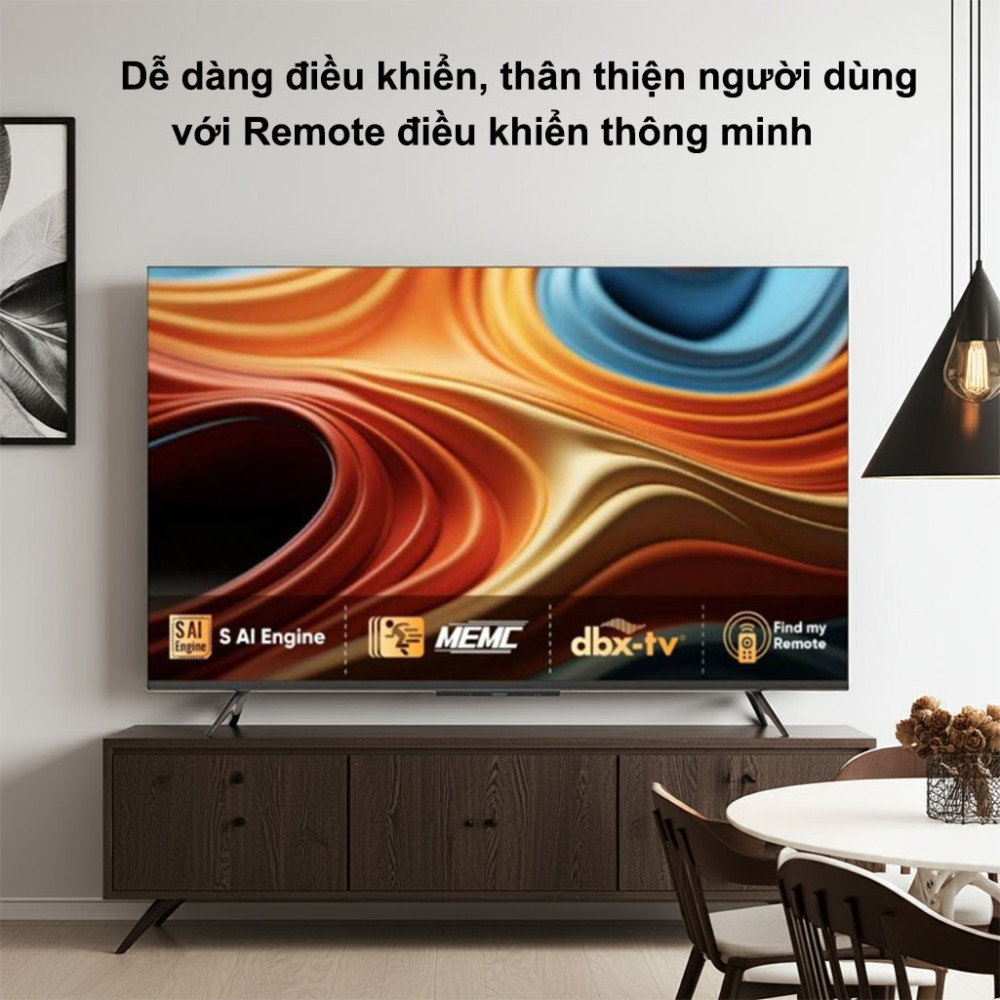 Google Tivi Coocaa 4K 55 Inch 55Y84 - Hàng chính hãng
