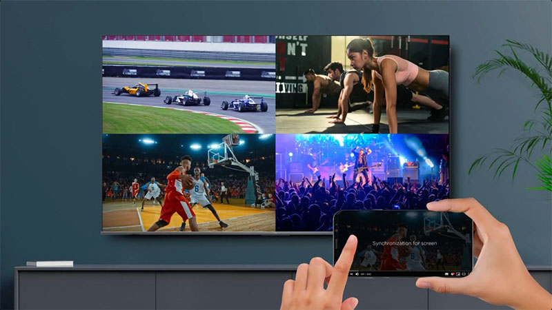 Google Tivi QD-Mini LED TCL 4K 98 inch 98C755 - Hàng chính hãng