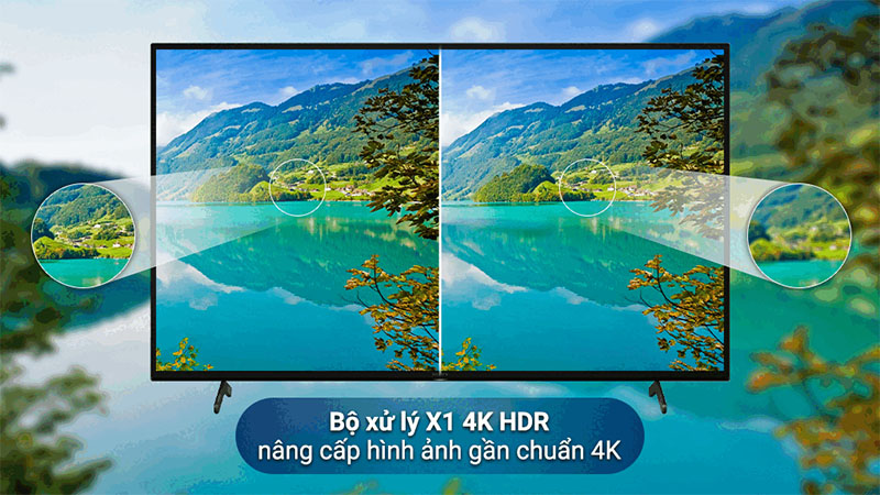 Google Tivi Sony 4K 55 inch KD-55X75K - Hàng chính hãng