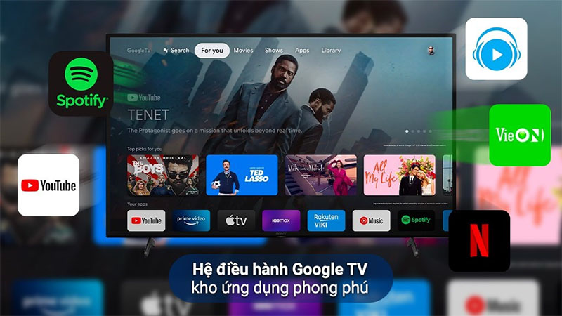 Google Tivi Sony 4K 55 inch KD-55X75K - Hàng chính hãng