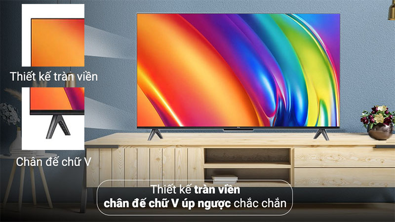 Google Tivi TCL 4K 43 inch 43P745 - Hàng chính hãng