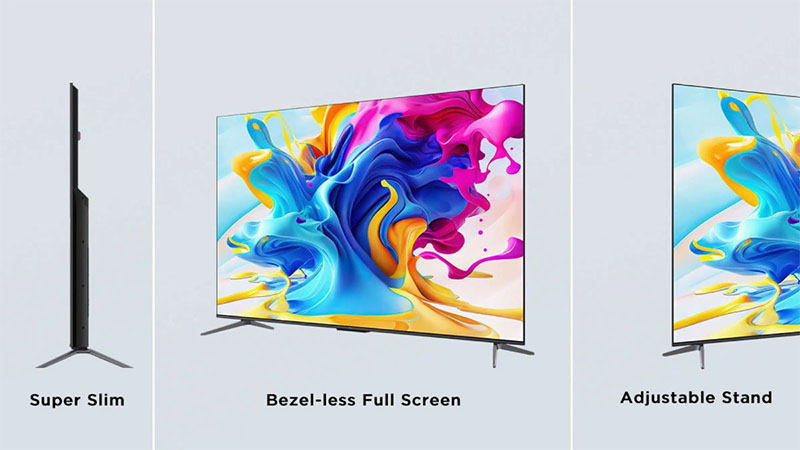Thiết kế của Google Tivi TCL QLED 4K 55 Inch 55C645