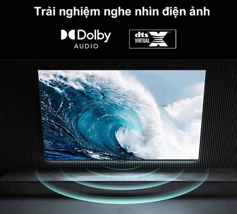 Công nghệ âm thanh Dolby Audio mang đến âm thanh mạnh mẽ