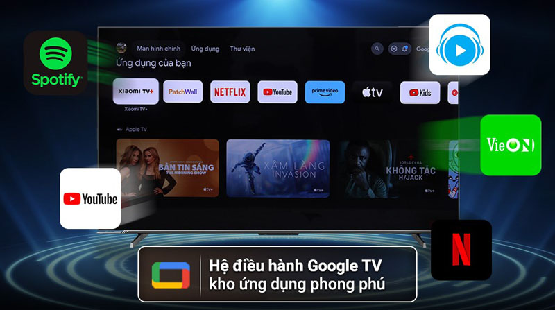 Google tivi LED Hisense 4K 75 inch 75A6500K - Hàng chính hãng