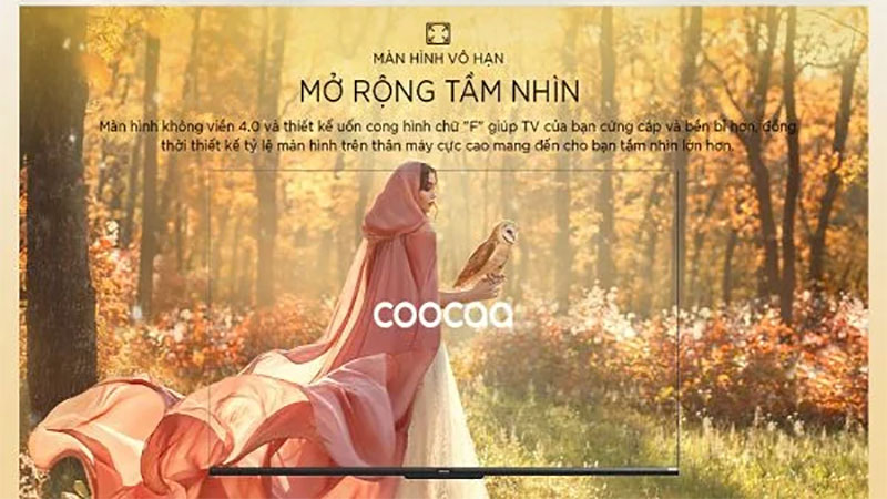 Google Tivi Coocaa 4K 55 inch 55Y73 - Hàng chính hãng