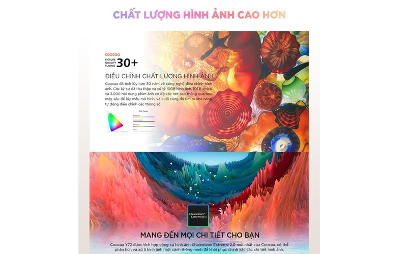 Google Tivi Coocaa 4K 55 inch 55Y73 - Hàng chính hãng