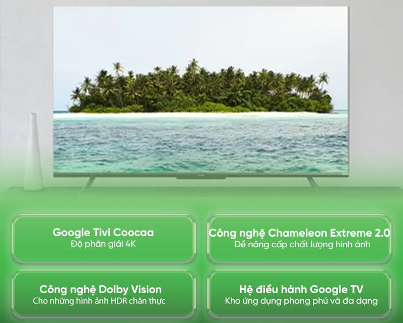 Google tivi Coocaa 4K 85inch 85Y73 - Hàng chính hãng