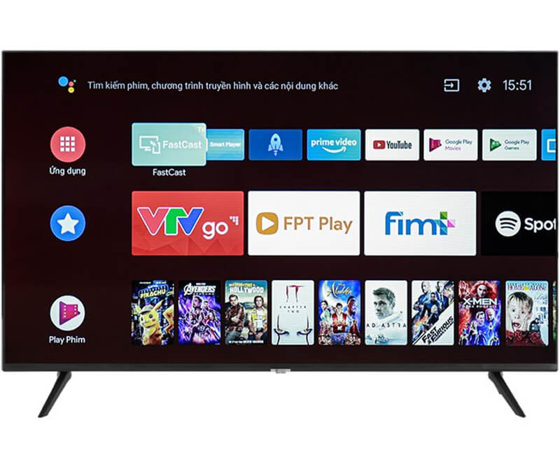 Google tivi TCL 4K 65 inch 65P6K - Hàng chính hãng