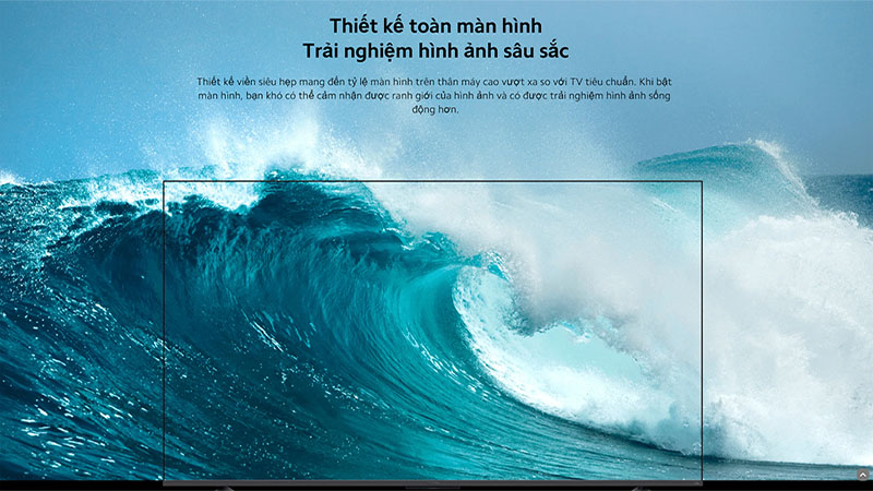 Thiết kế của Google tivi Xiaomi A Pro QLED 4K 55 inch L55MA-SSEA 