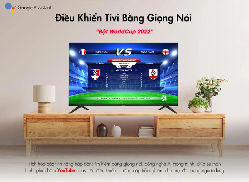 Google Tivi Asanzo 32 inch Full HD 32EX8 - Hàng chính hãng