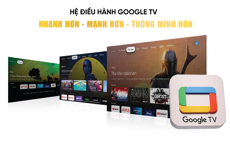 Hệ điều hành Google TV giảm thiểu tình trạng treo máy