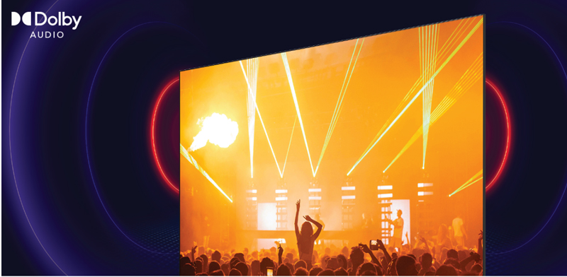 Chế độ Dolby Audio và DTS Studio Sound tiếng động