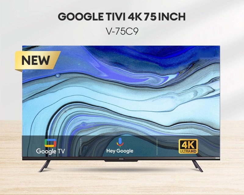 Google Tivi Coocaa 4K 75 inch 75C9 