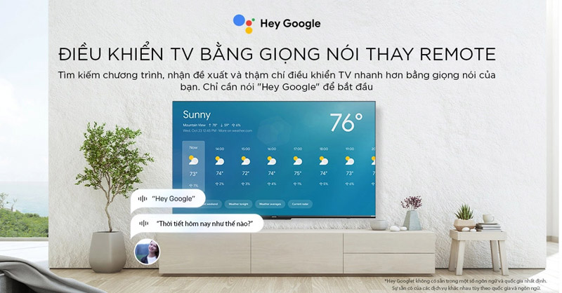 Google tivi Coocaa 4k 70 inch 70Y72 - Hàng chính hãng