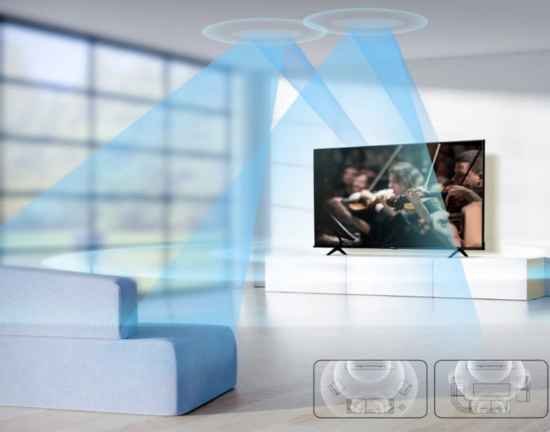 Google Tivi Hisense 4K 43 Inch 43A6500H - Hàng chính hãng