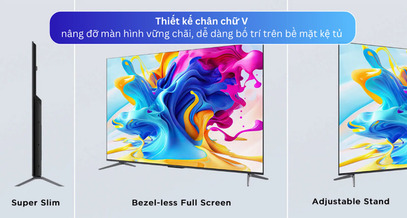 Google tivi qled TCL 4K 85 inch 85C645 - Hàng chính hãng
