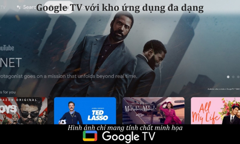 Google Tivi LED TCL 4K 43 inch 43P755 - Hàng chính hãng