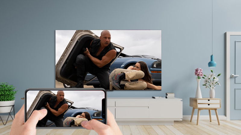 Chia sẻ video, hình ảnh từ điện thoại lên màn hình tivi qua Google Cast.