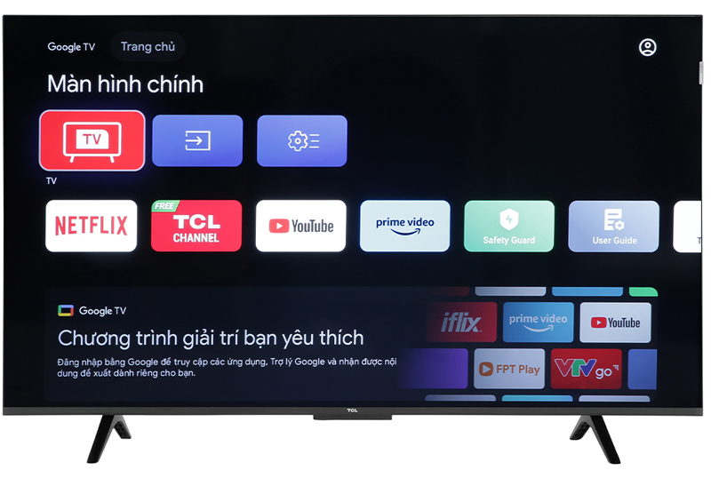 Google tivi Qled TCL 4K 55 inch 55C69B - Hàng chính hãng