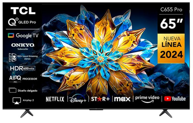 Google Tivi QLED TCL 4K 65 inch 65C655 - Hàng chính hãng