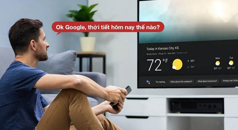 Google Tivi QLED TCL 4K 85 inch 85P8K - Hàng chính hãng