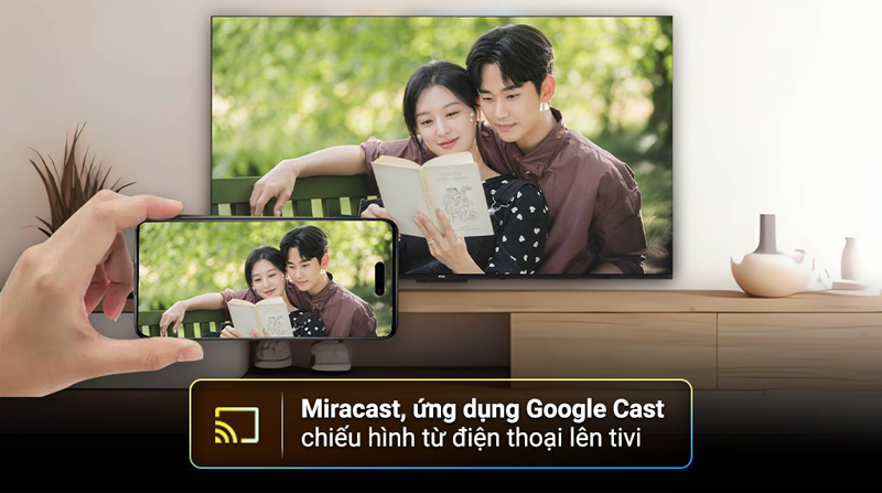 Google tivi TCL 4K 43 inch 43P79B - Hàng chính hãng