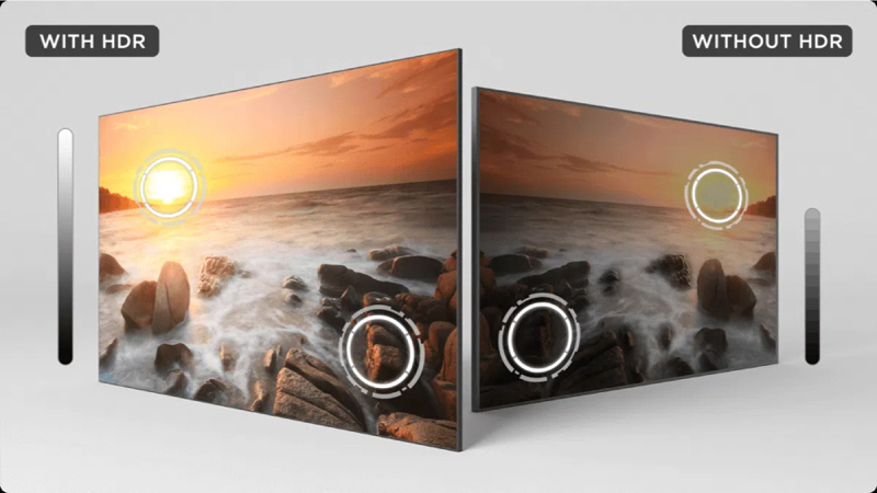 HDR10 tăng cường độ tương phản, hình ảnh chi tiết, sắc nét