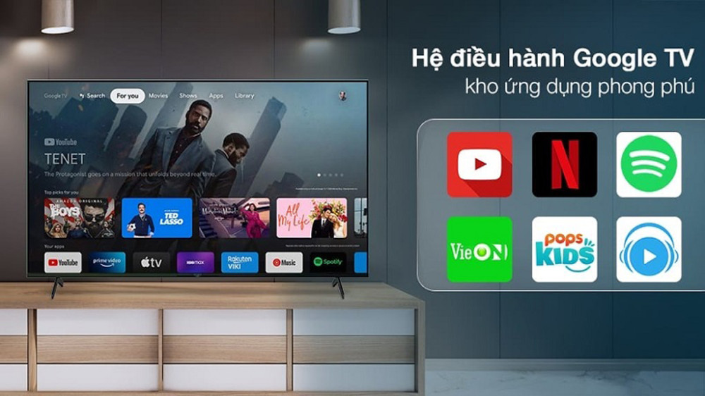 Google tivi TCL QD-Mini LED 4K 98 Inch 98C855 - Hàng chính hãng