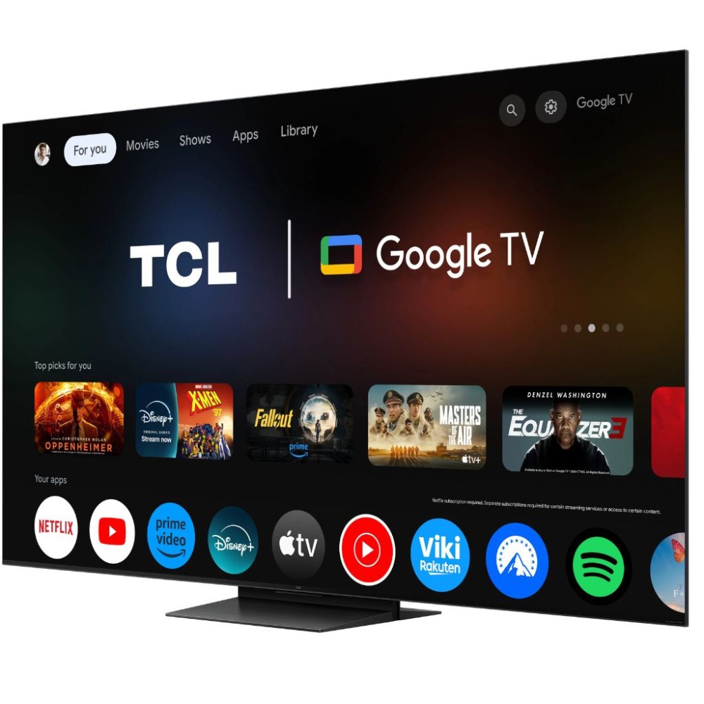 Google Tivi TCL QD-Mini LED AI 4K 55 inch 55C7K  - Hàng chính hãng