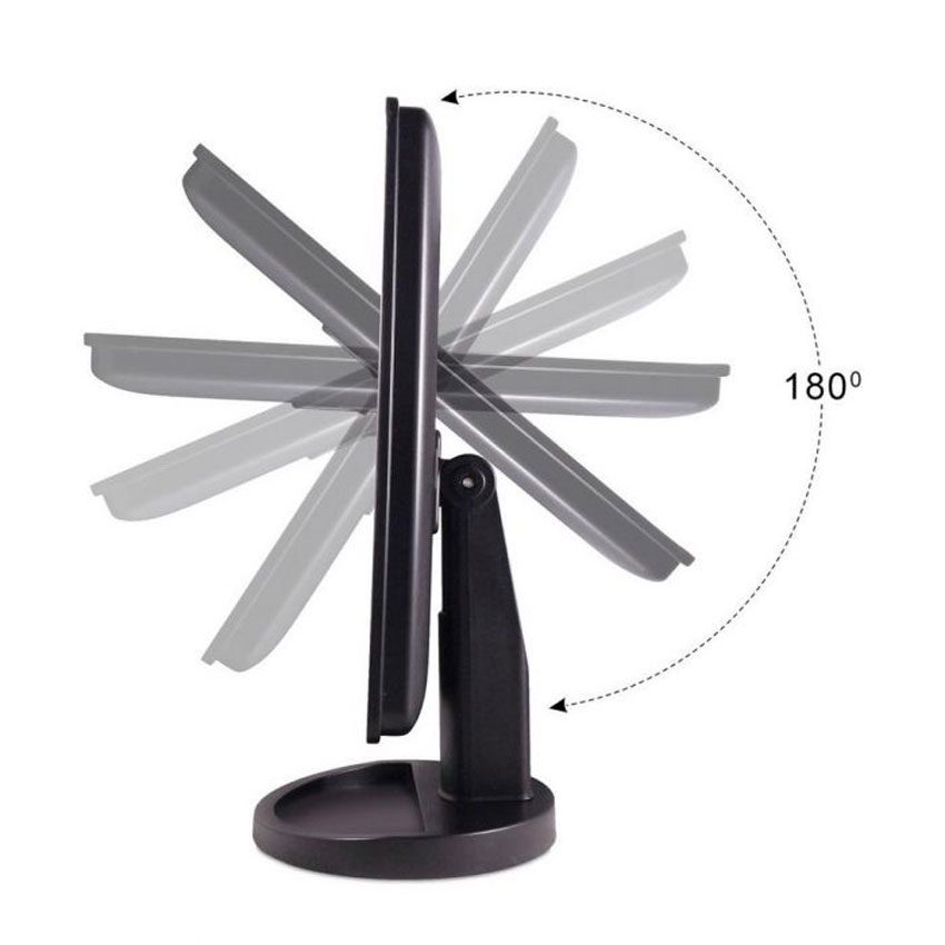 Gương vuông trang điểm RIO MMSP có thể xoay 180 độ