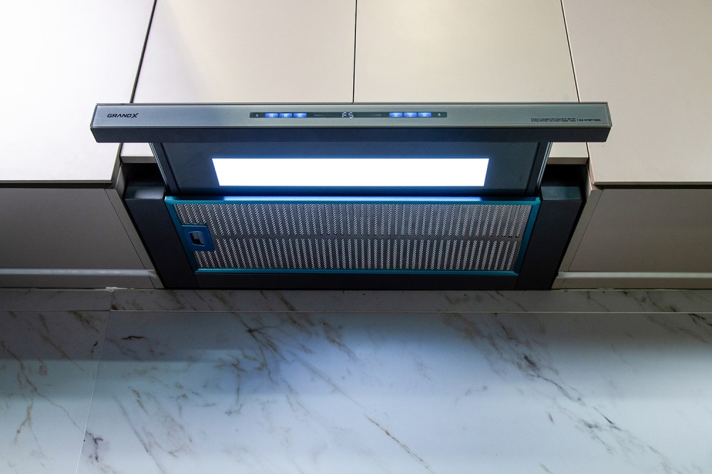 Hút mùi âm tủ , tự động mở cửa GrandX GX H70F75SG - Hàng chính hãng